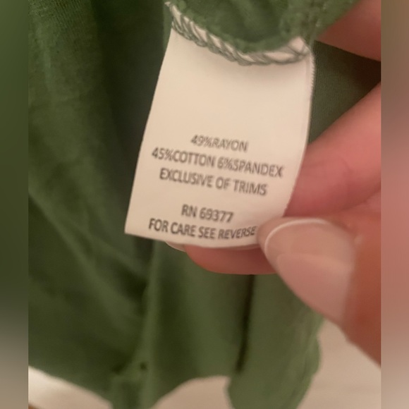 Wrangler Crochet Top- Green size M - Picture 4 of 9